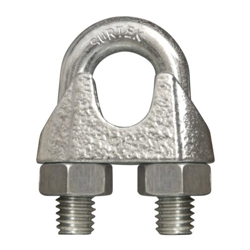 Perro de hierro maleable para cable de acero tipo alemán 1/2"-PER7A